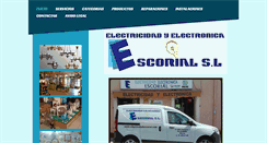 Desktop Screenshot of electricidadescorial.com
